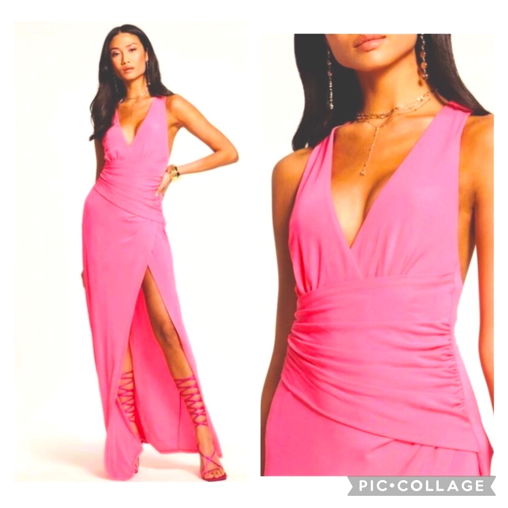 💕NWOT RAMY BROOK GEMMA  Maxi iin WILD PINK size 6